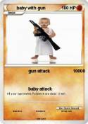 baby with gun