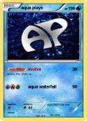 aqua plays