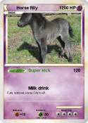 Horse filly 1