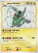 green Pikachu