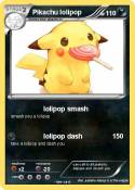 Pikachu lolipop