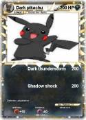 Dark pikachu