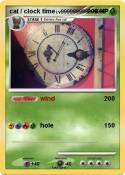 cat / clock