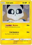 Cat sans