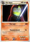 Fire blaze