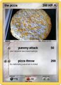 the pizza