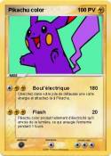 Pikachu color