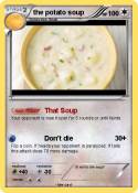 the potato soup