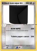 M Black bum