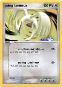 poing lumineux
