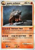 iguane emflamer