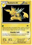M pikachu EX