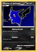 Pikachu of dark