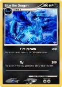 Blue fire Drago