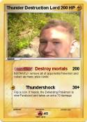 Thunder Destruc