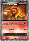 Fire wolf