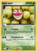 happy apple
