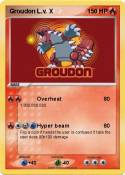 Groudon L.v. X