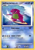 surfing barney