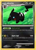 dark pikachu