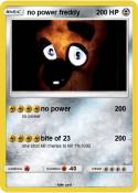 no power freddy