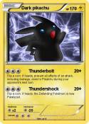 Dark pikachu