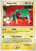 Seams frog