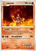 Lava tail