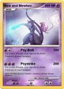 Mew and Mewtwo