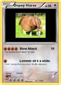 Dopey Horse