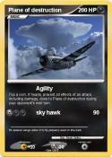 Plane of destru