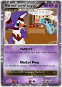 The red *pony*