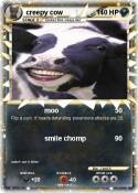 creepy cow