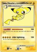 baby Pikachu