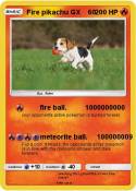 Fire pikachu GX