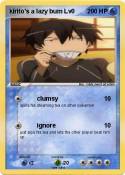 kirito's a lazy
