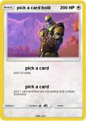 pick a card