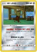 MY LEG!!!