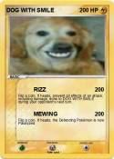 DOG WITH SMILE