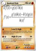 Quotient Rule
