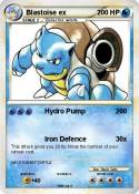 Blastoise ex