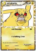 evil pikachu