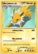 Like jolteon