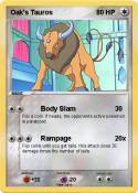 Oak's Tauros