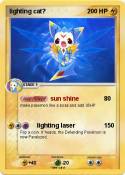 lighting cat?