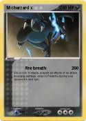 M charzard x