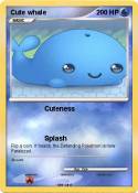 Cute whale