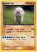 Gangster pig