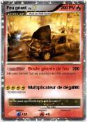 Feu géant