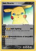 dark Pikachu